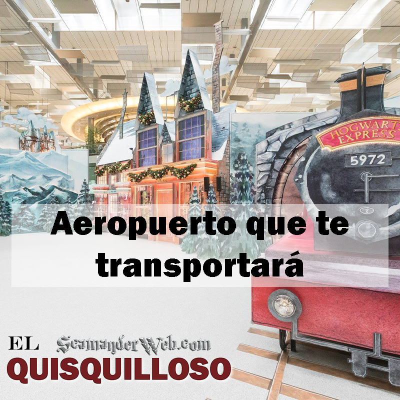 El aeropuerto que te transportará al mundo de Harry Potter de un 'hechizo'