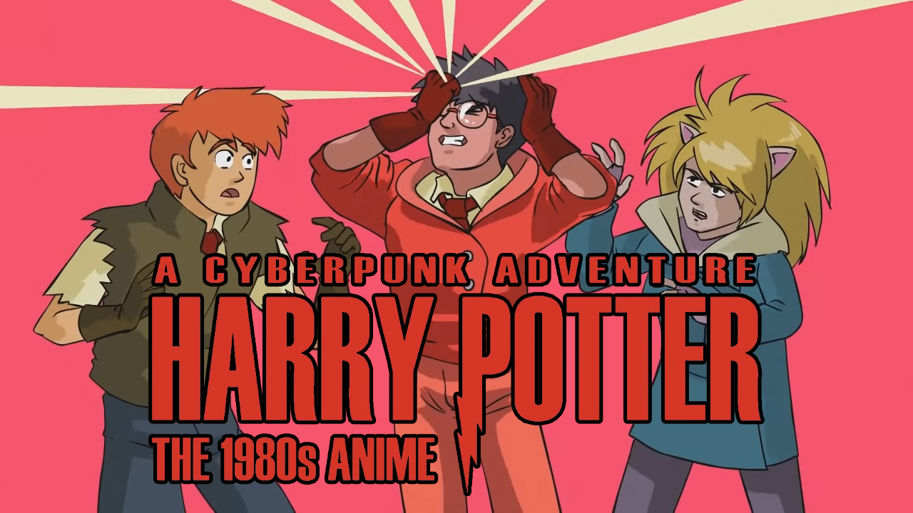Harry Potter Cyber Punk Adventure: The 1980's Anime